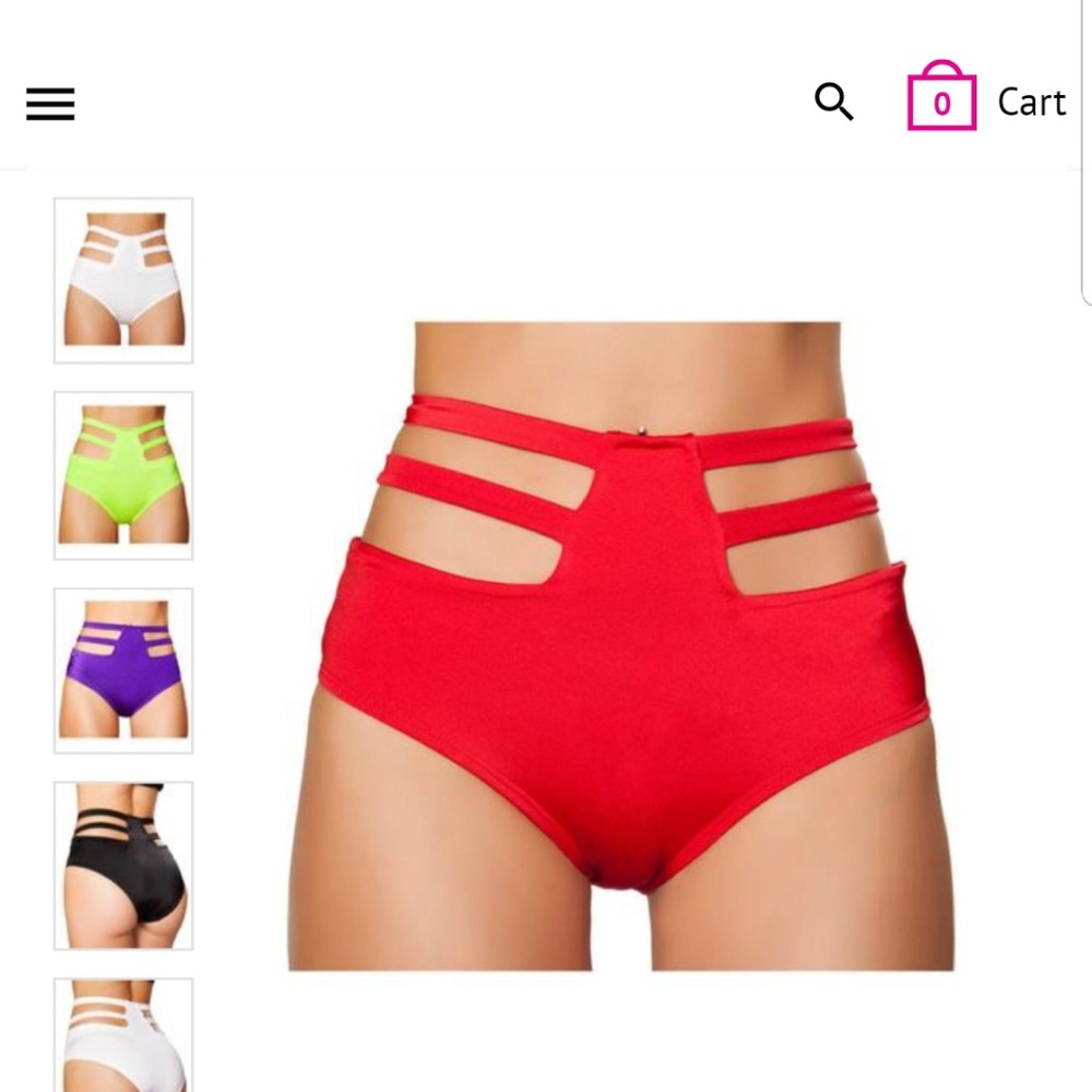 Rave wear booty shorts music festival